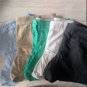 J CREW Chino Shorts 3.5in (5 Pairs)